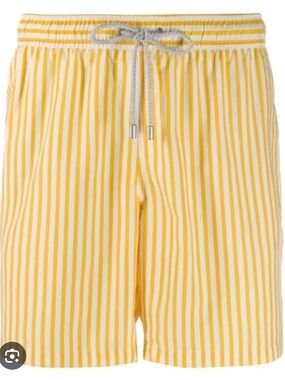 BLUEMINT - Men’s Yellow & White Striped Swim Trunks